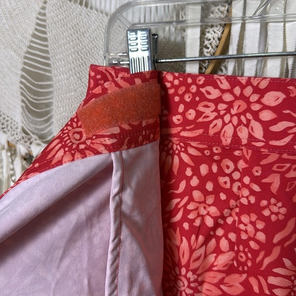 RipSkirt Hawaii Coral Dahila Teaberry Length 3 Wrap Skirt Size Small - Picture 7 of 12